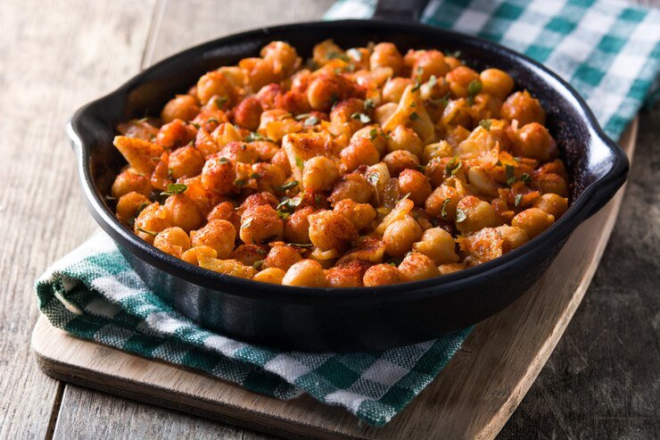 Cayenne Roasted Chickpeas