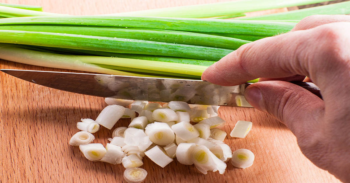 Eating Green Onions