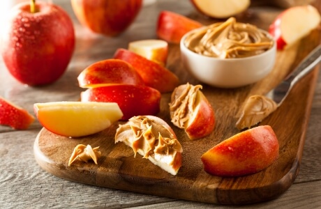 Apple Wedges and Peanut Butter