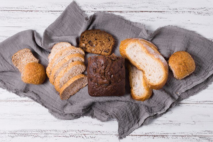 Wholegrain Bread, Sweet Potato and Brown Rice