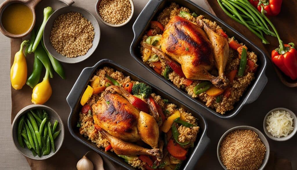 Sheet-Pan Curry Chicken and Whole Grains