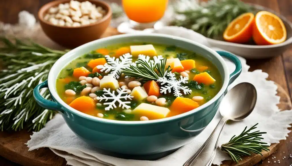 Warm winter soups