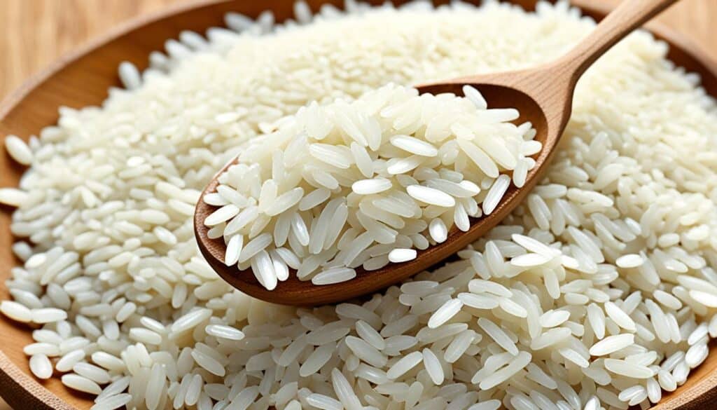 medium-grain rice