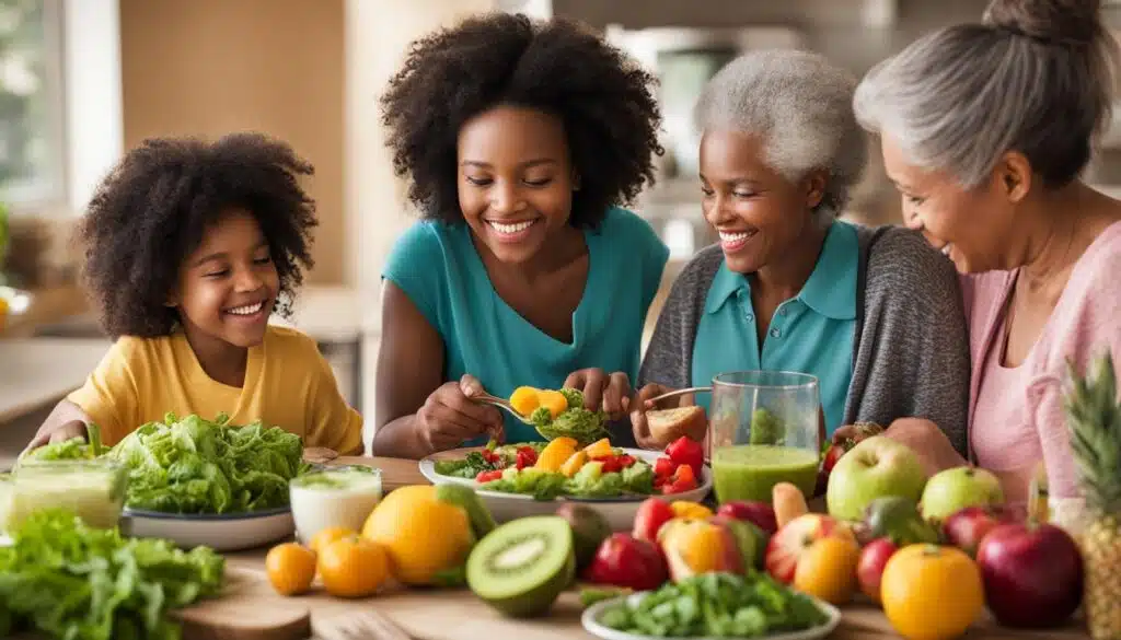 nutritional diversity in different age groups