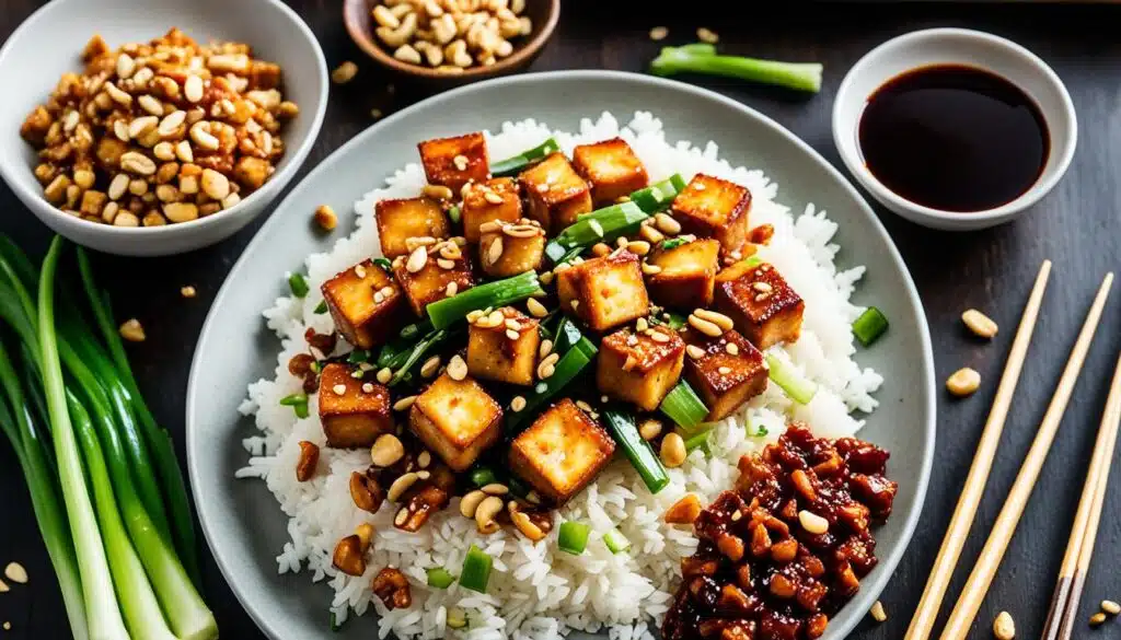 Asian tofu dish