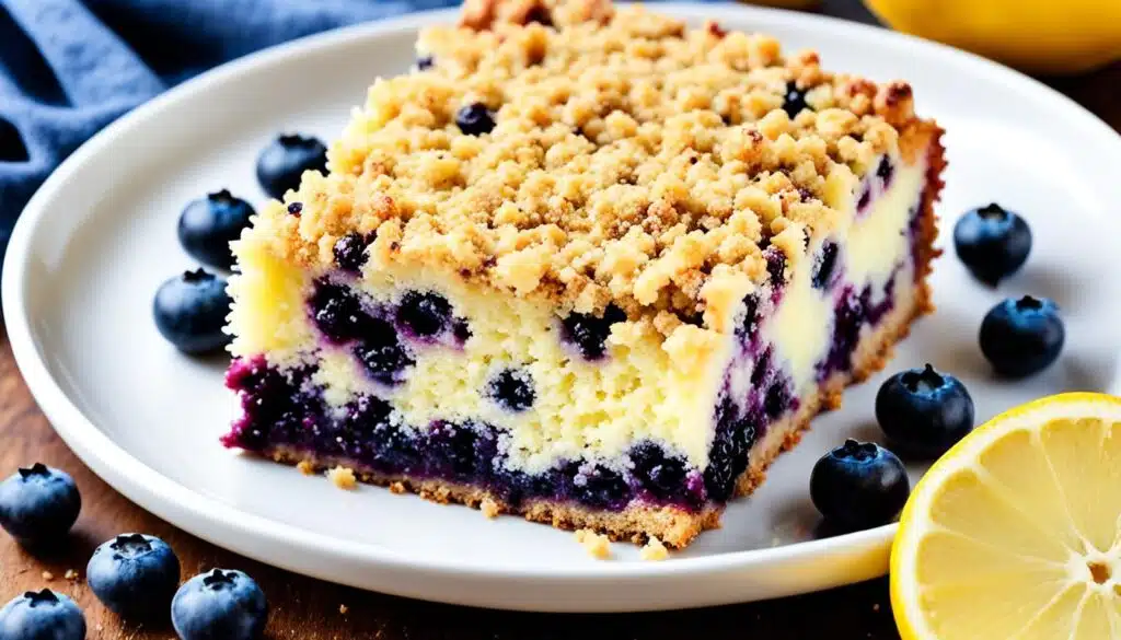 Wild Blueberry Lemon Crumb Cake Recipe